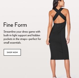 Lululemon Picnic Play Dress black sz 6